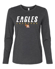 AHS Lacrosse Ladies Long Sleeve Dark Grey T-Shirt - Orders Due  Thursday, February 29, 2024